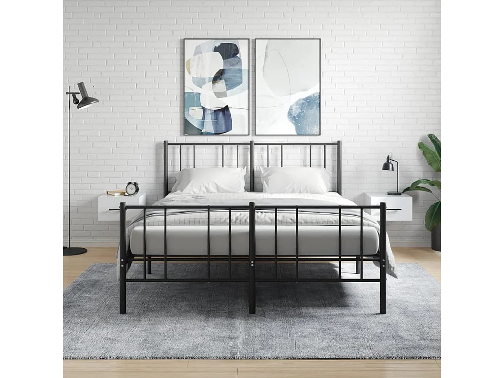 Tables de chevet murales 2 pcs blanc 35x35x20