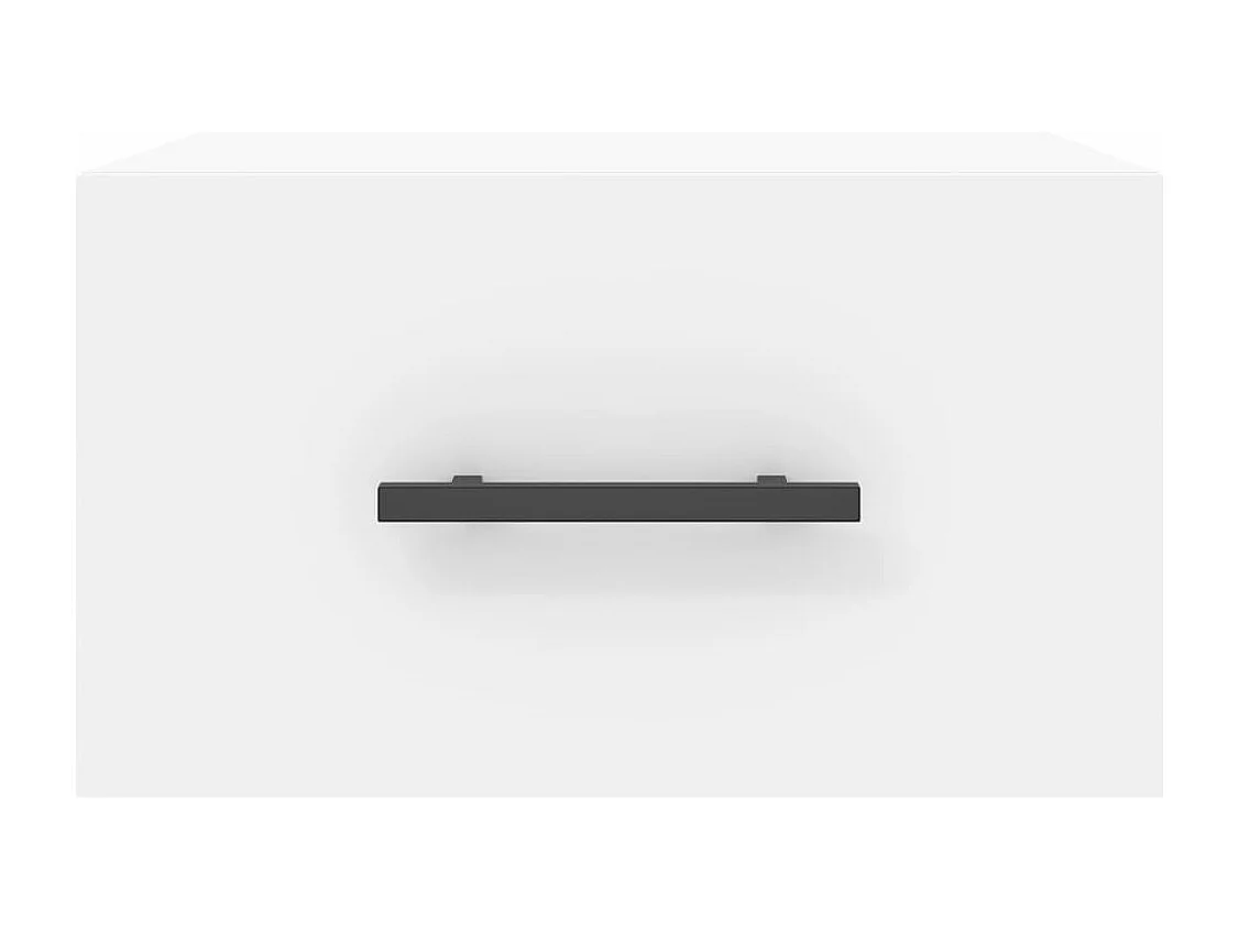 Tables de chevet murales 2 pcs blanc 35x35x20