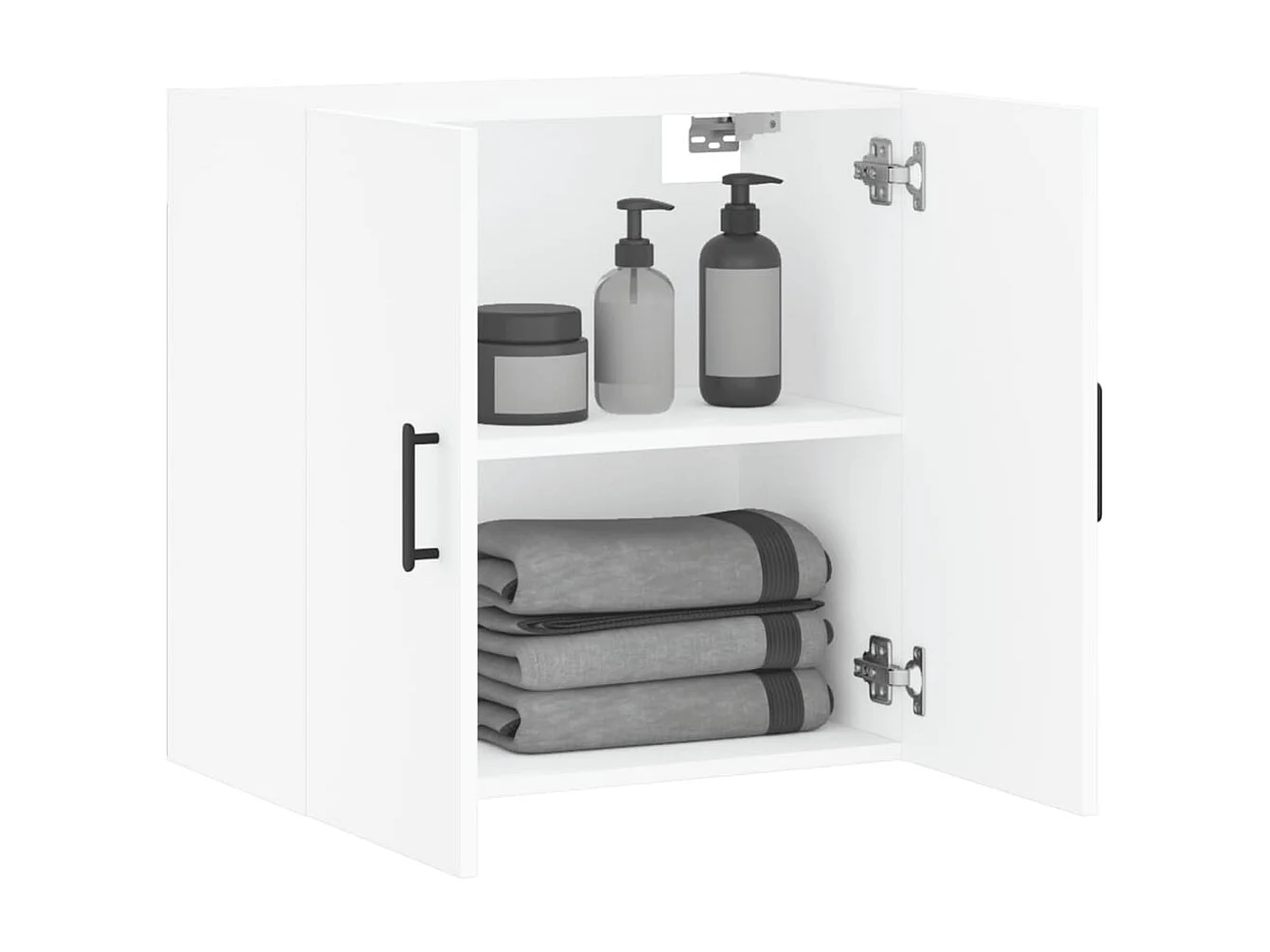 Armoire murale blanc 60x31x60 bois d'ingénierie