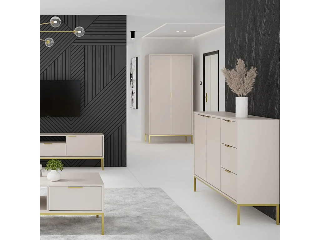 Szafa AUSTIN kaszmir/złota