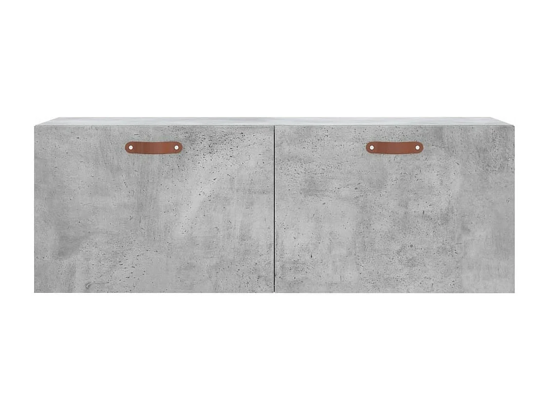 Armoire murale gris béton 100x36,5x35 bois d'ingénierie