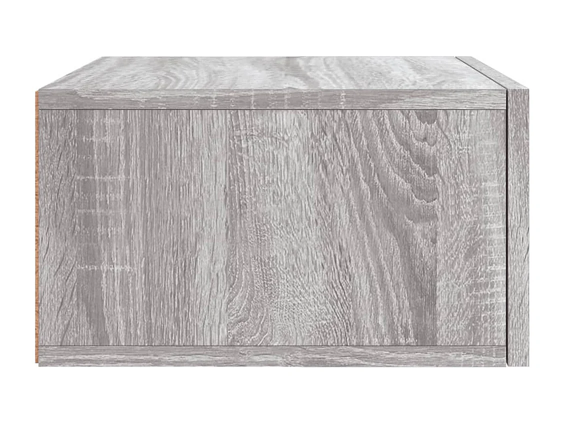 Tables de chevet murales 2 pcs sonoma gris 35x35x20