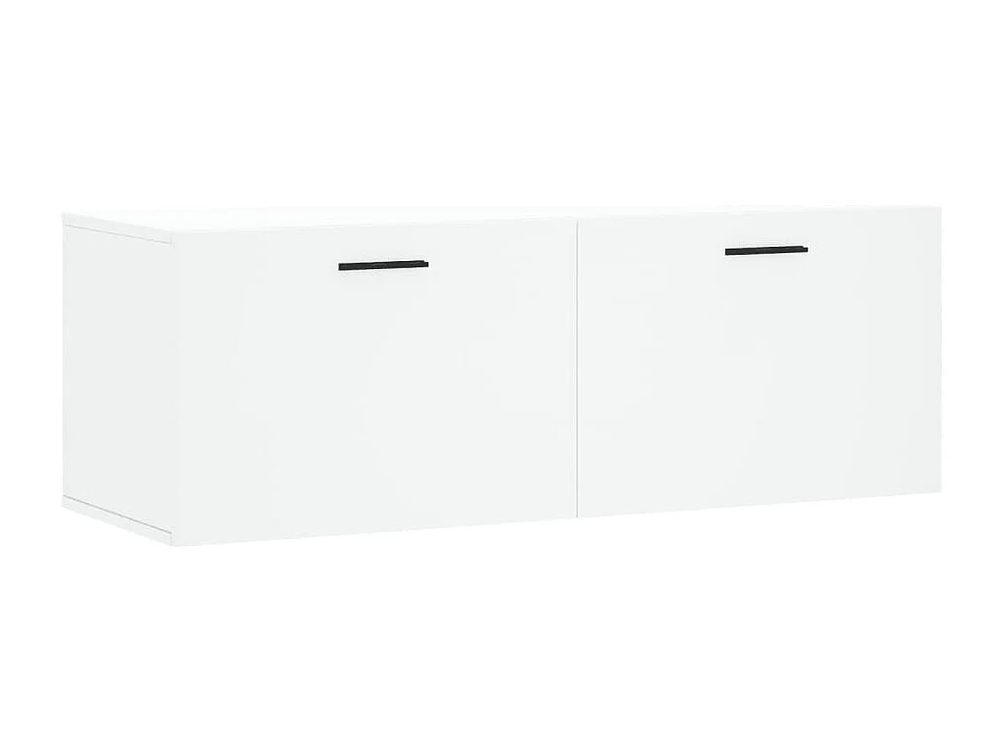 Armoire murale blanc 100x36,5x35 bois d'ingénierie