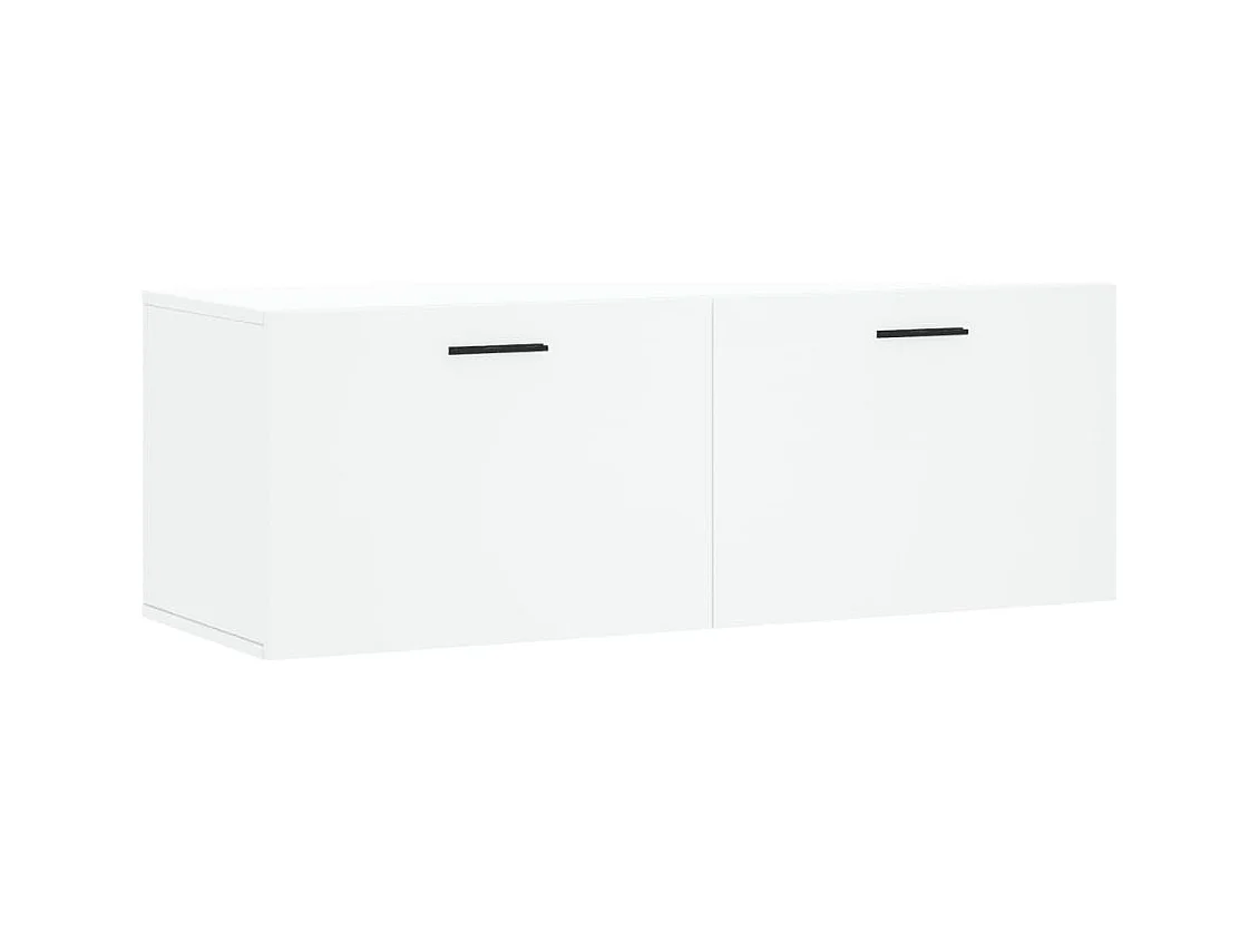 Armoire murale blanc 100x36,5x35 bois d'ingénierie