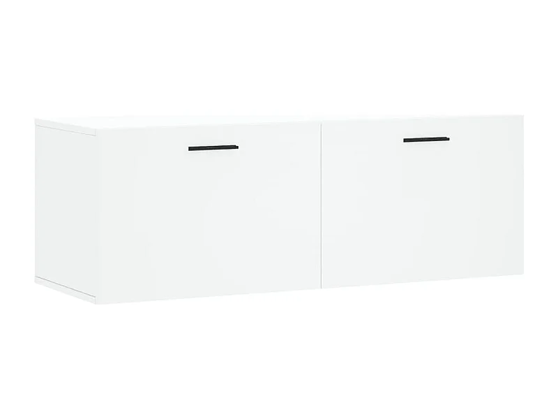 Armoire murale blanc 100x36,5x35 bois d'ingénierie