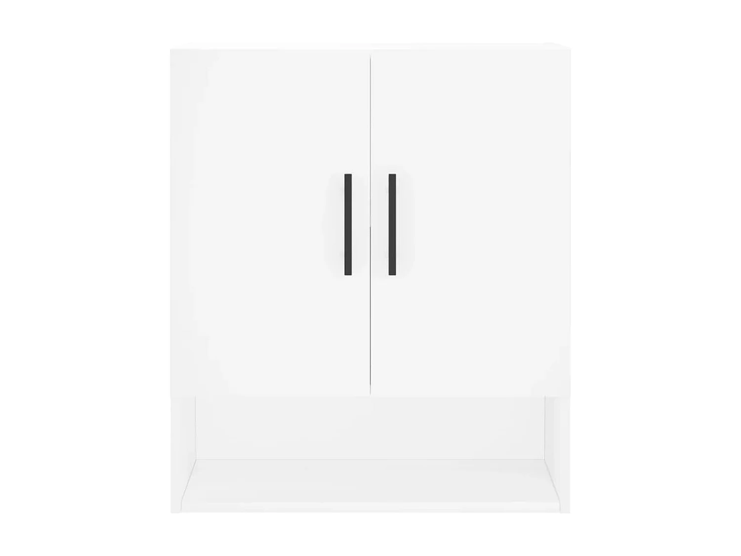 Armoire murale blanc 60x31x70 bois d'ingénierie