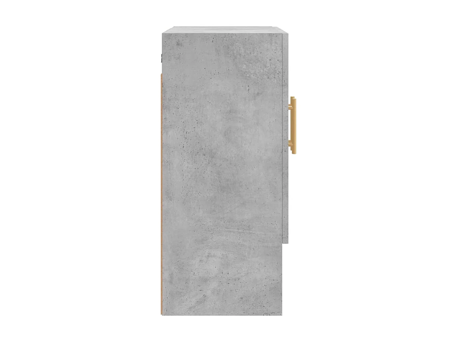 Armoire murale gris béton 60x31x70 bois d'ingénierie