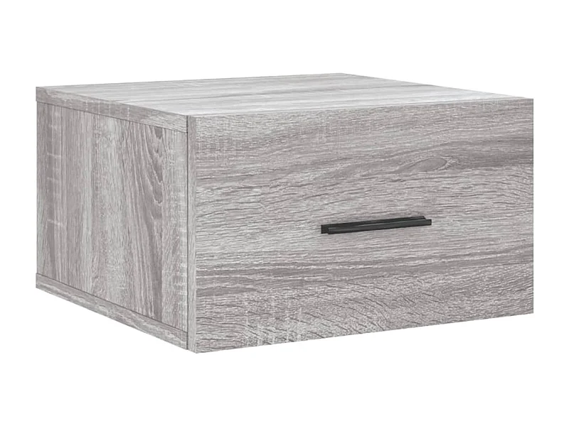 Table de chevet murale sonoma gris 35x35x20