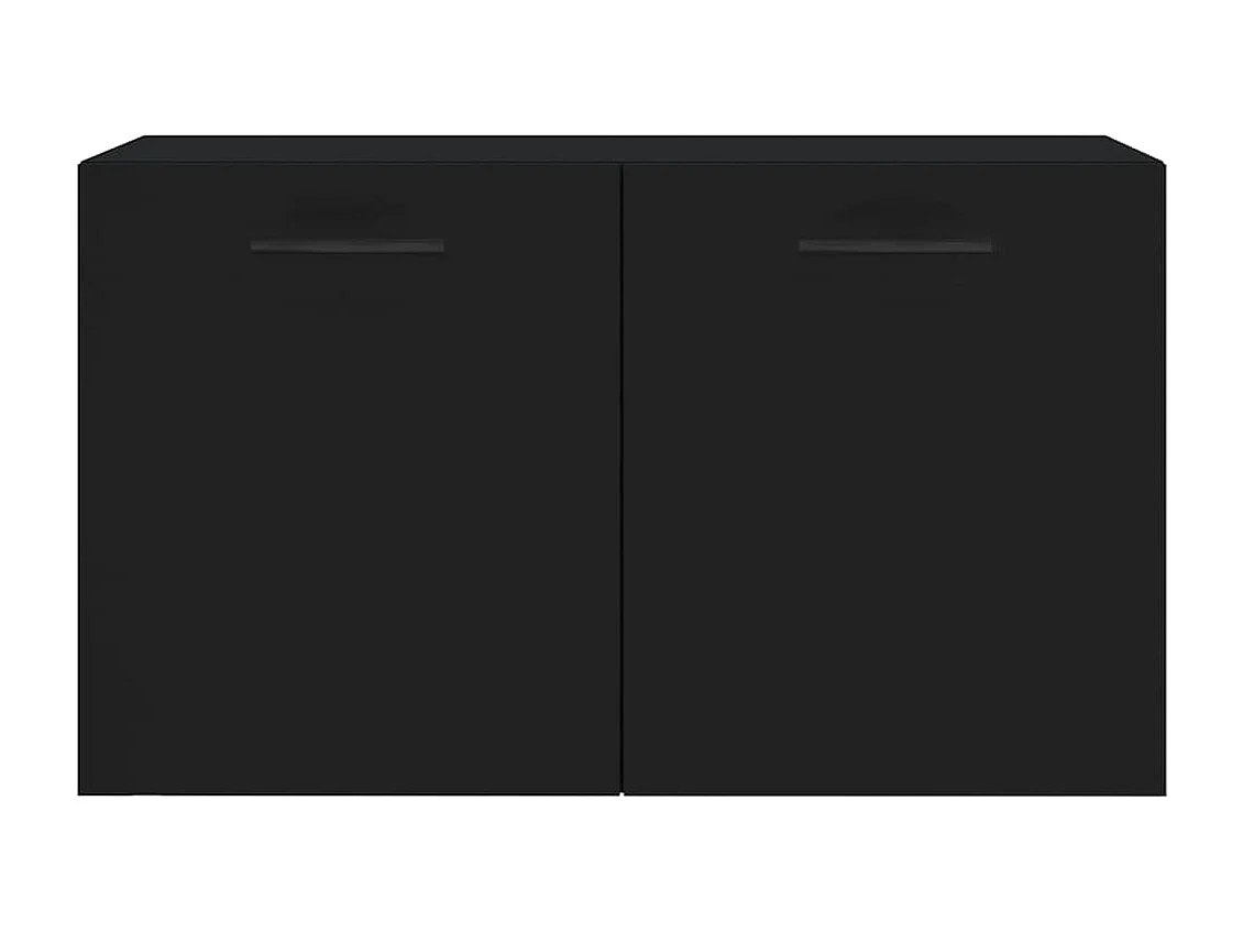 Armoire murale Noir 60x36,5x35 Bois d'ingénierie