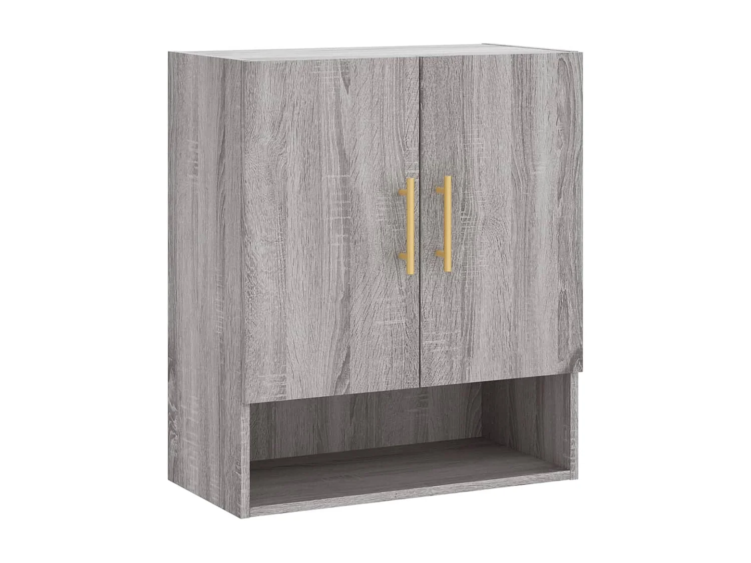 Armoire murale sonoma gris 60x31x70 bois d'ingénierie