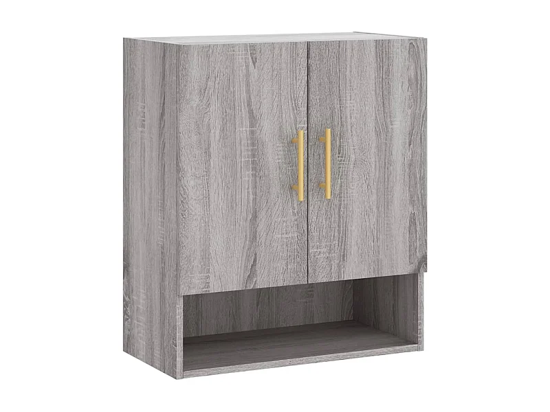 Armoire murale sonoma gris 60x31x70 bois d'ingénierie