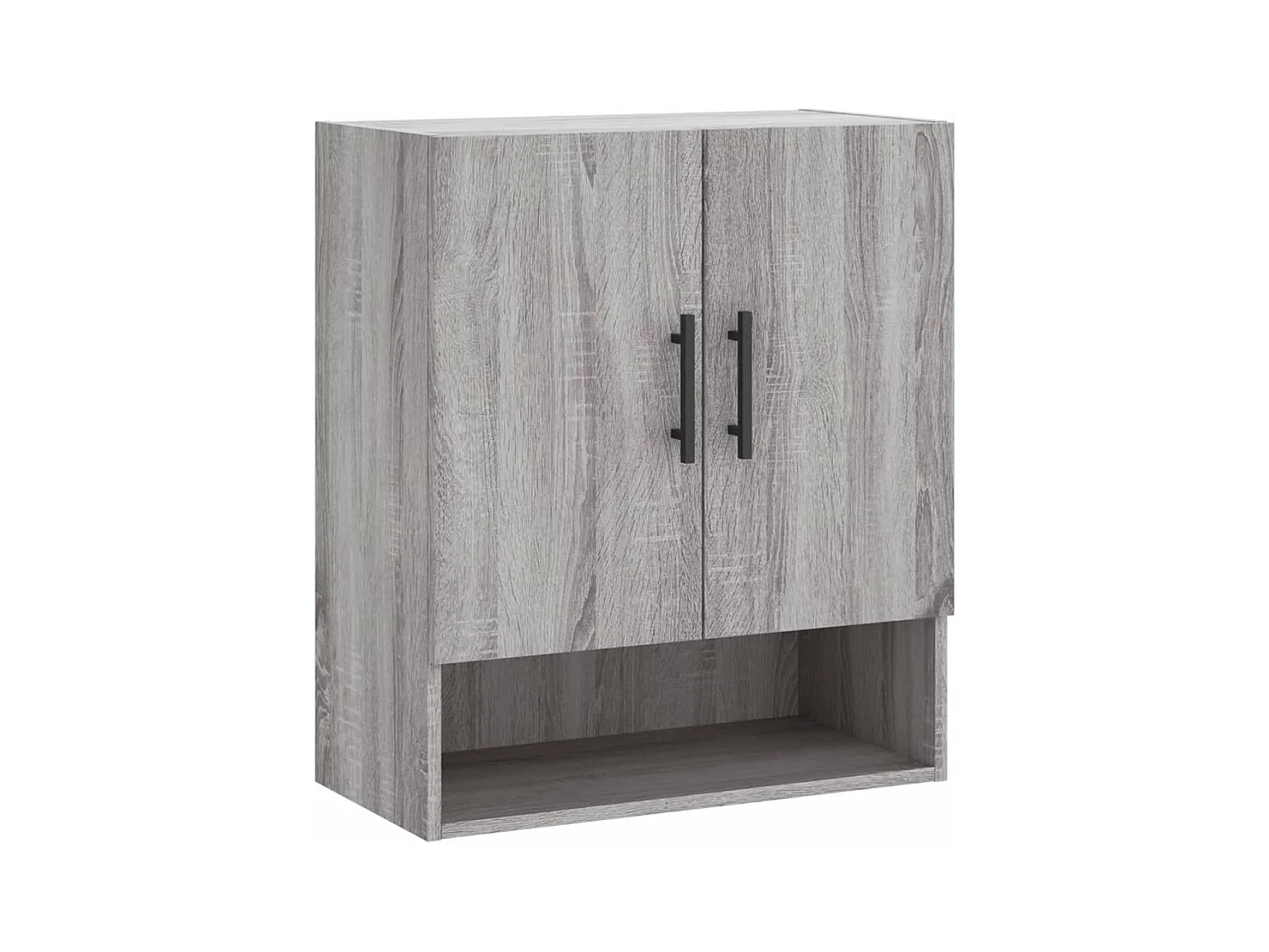 Armoire murale sonoma gris 60x31x70 bois d'ingénierie