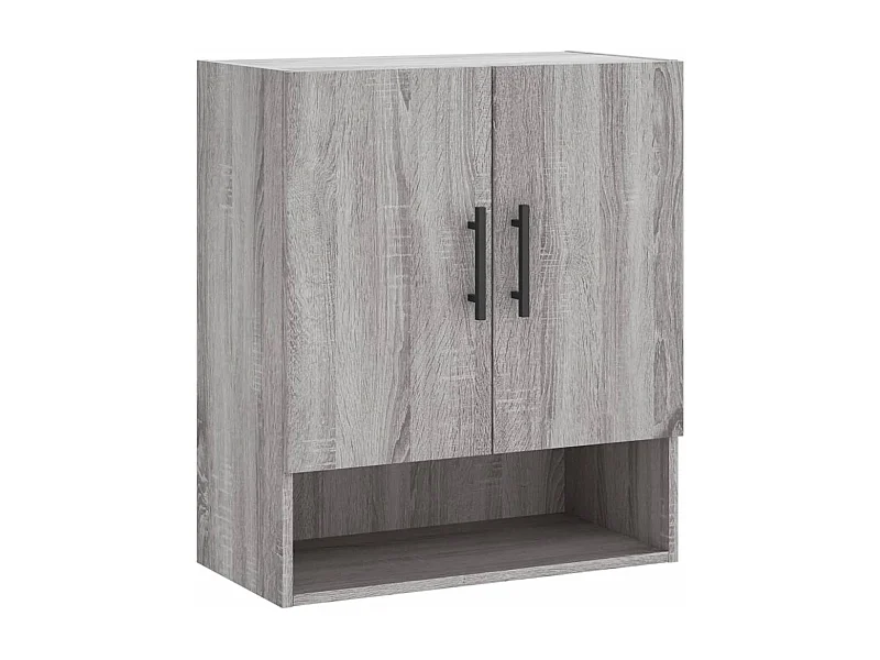 Armoire murale sonoma gris 60x31x70 bois d'ingénierie