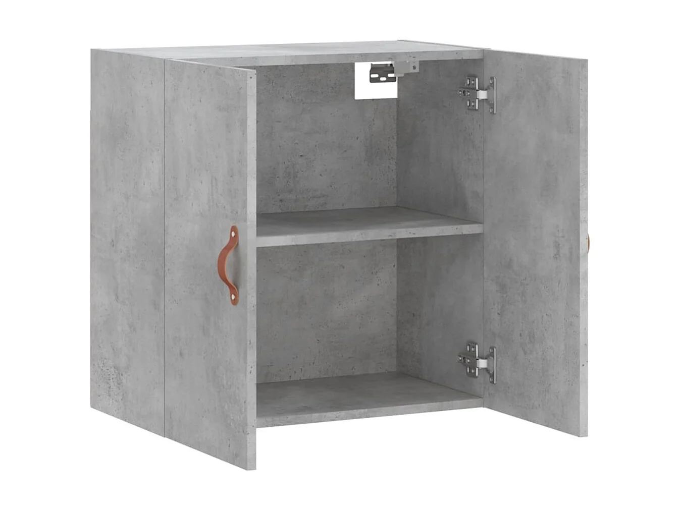 Armoire murale gris béton 60x31x60 bois d'ingénierie