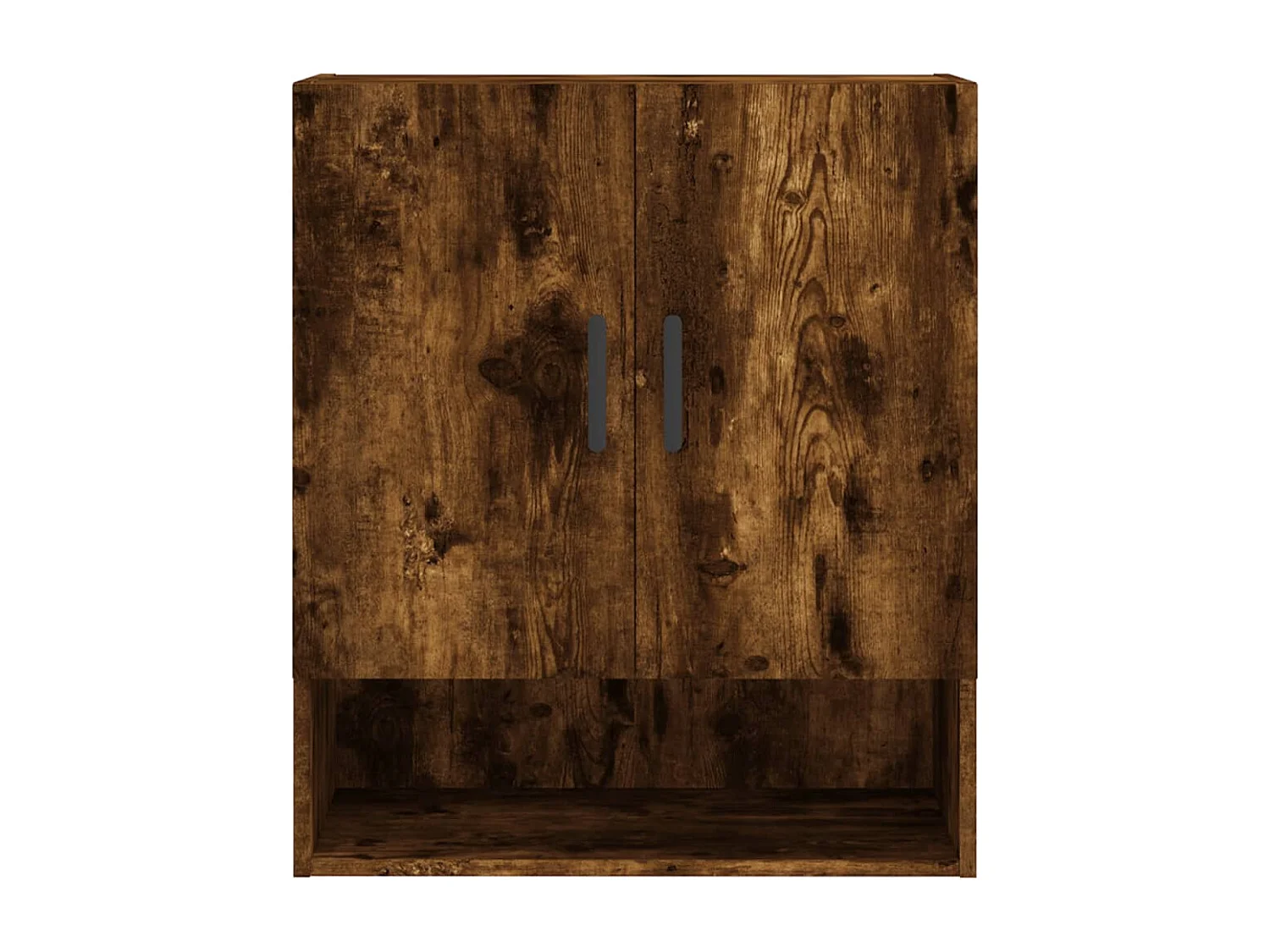 Armoire murale chêne fumé 60x31x70 bois d'ingénierie