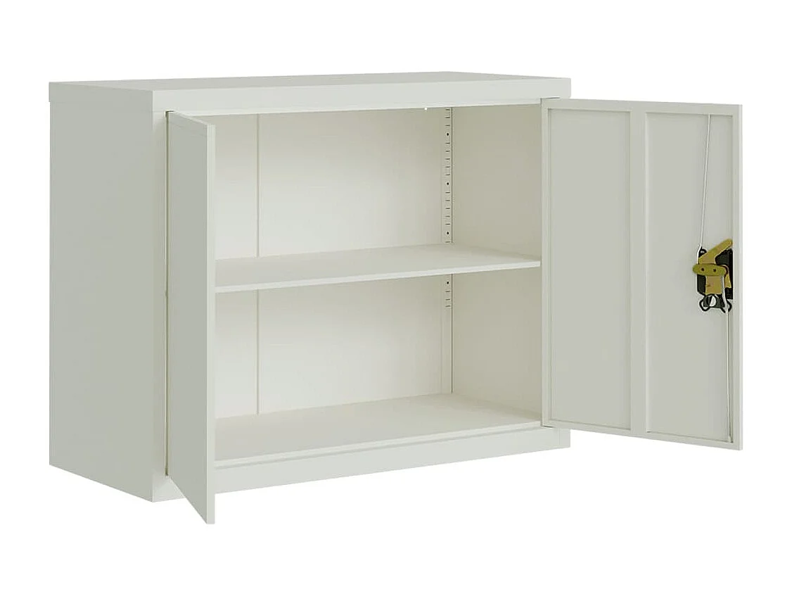 Classeur gris clair 90x40x70 acier