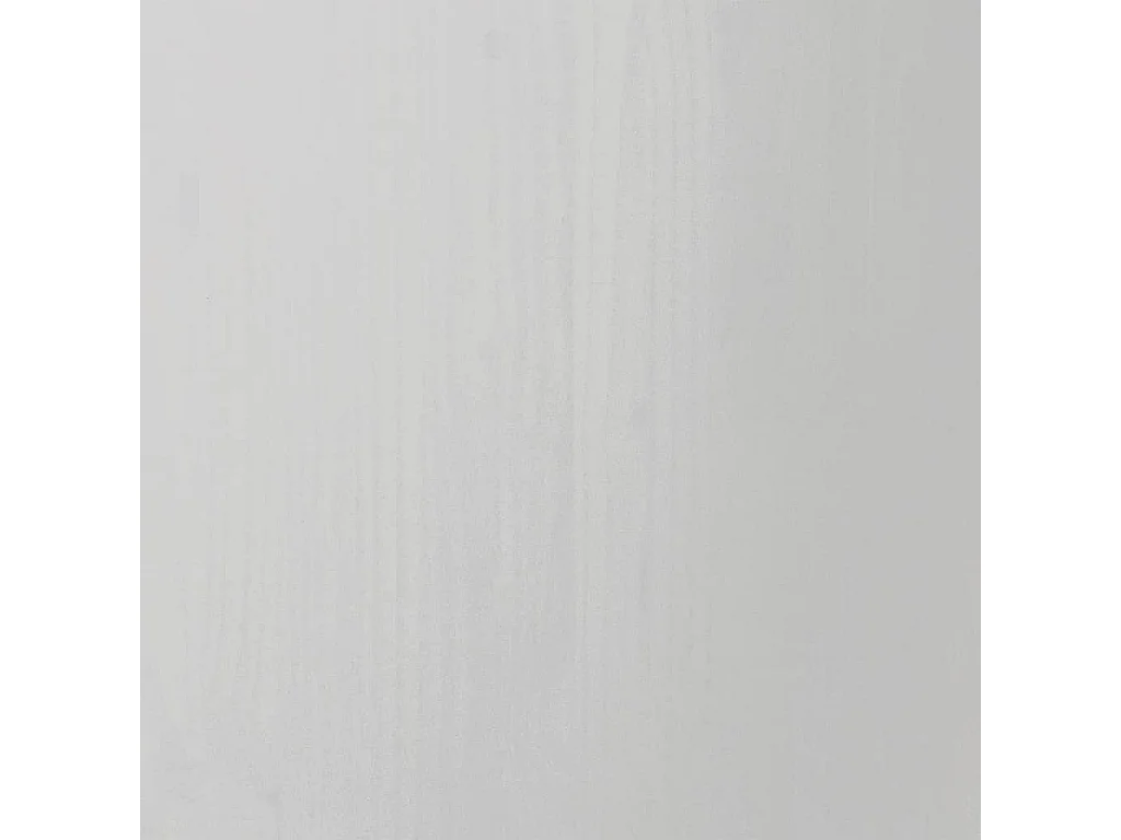 Armoire roulante avec tiroirs MOSS blanc bois de pin solide