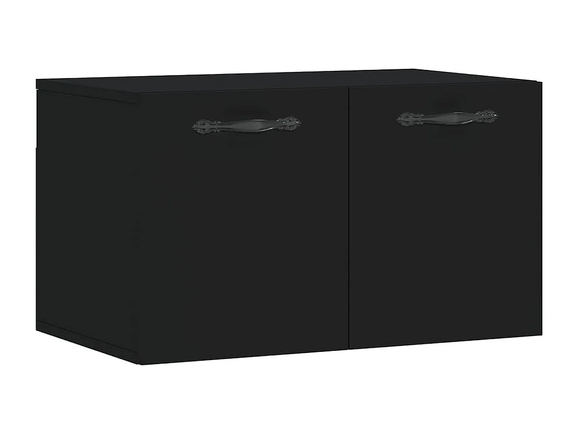 Armoire murale Noir 60x36,5x35 Bois d'ingénierie