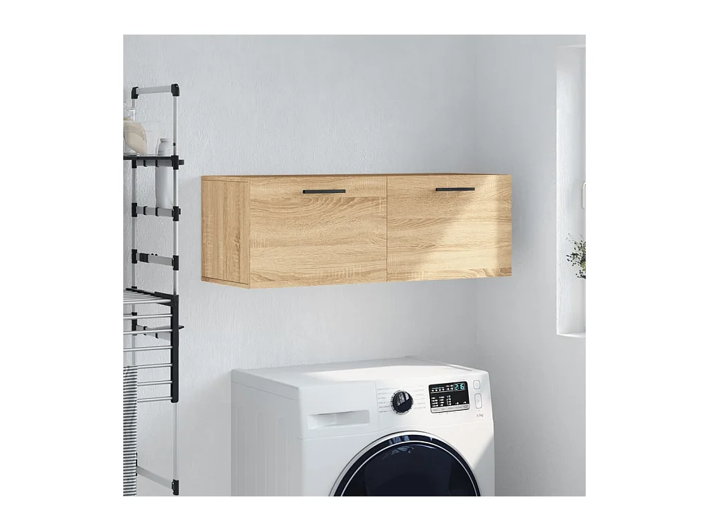 Armoire murale chêne sonoma 100x36,5x35 bois d'ingénierie