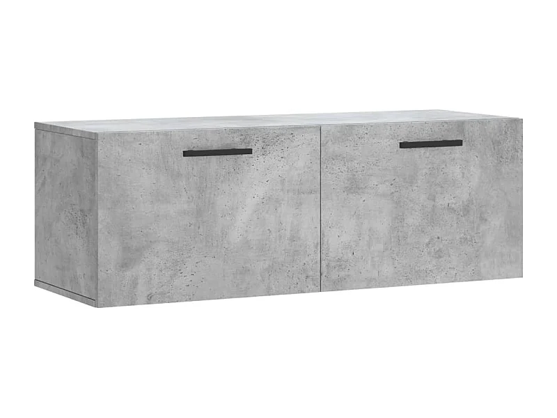 Armoire murale gris béton 100x36,5x35 bois d'ingénierie