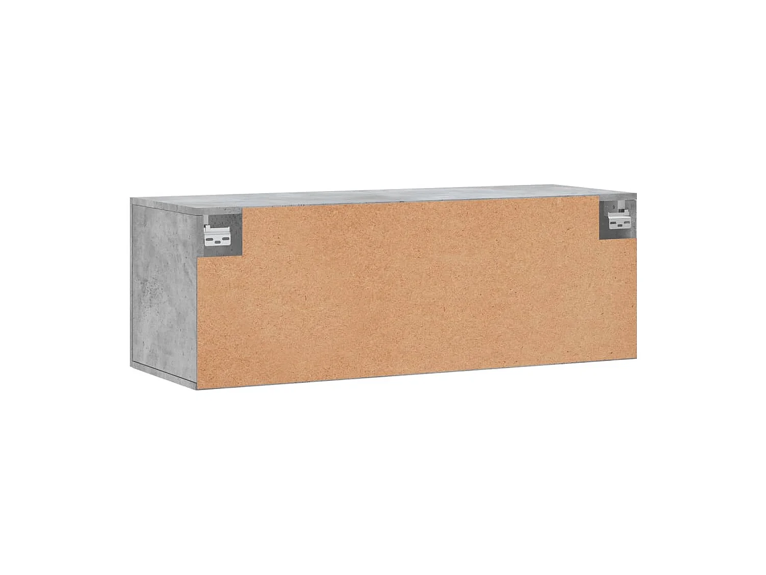 Armoire murale gris béton 100x36,5x35 bois d'ingénierie