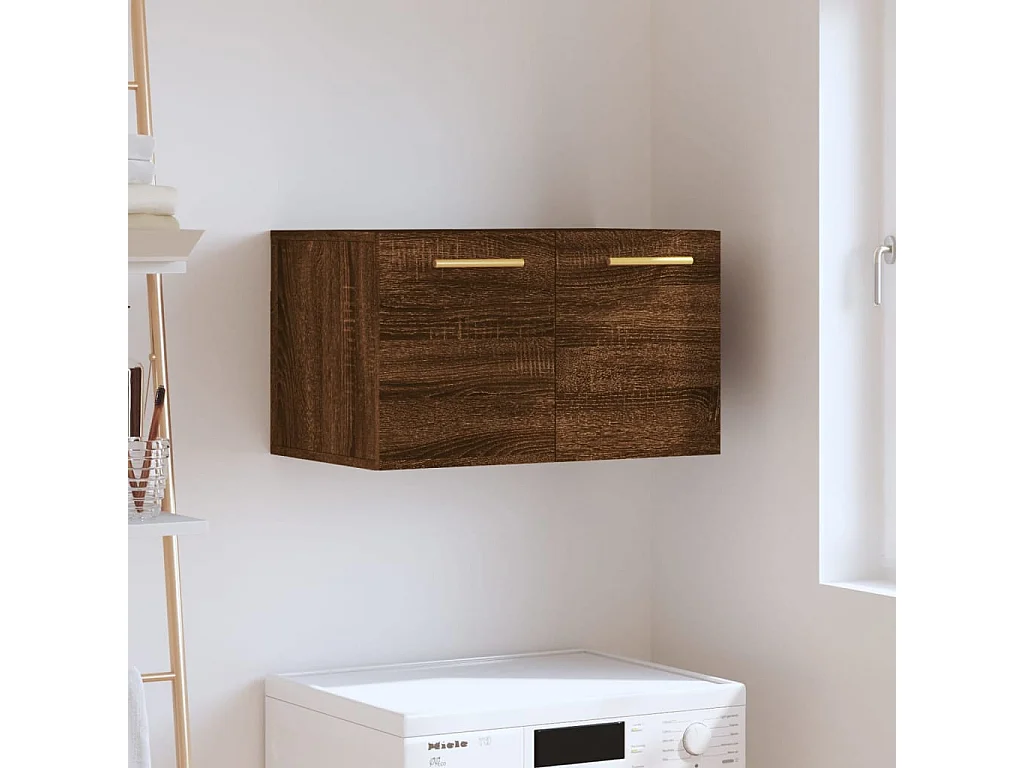 Armoire murale Chêne marron 60x36,5x35 Bois d'ingénierie