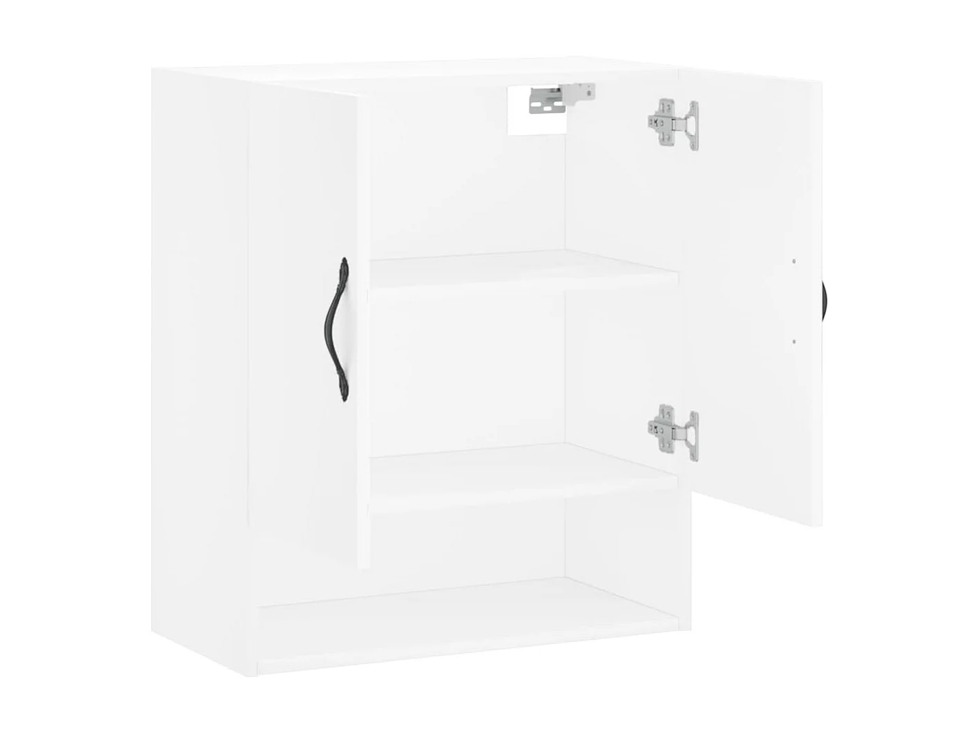 Armoire murale blanc 60x31x70 bois d'ingénierie