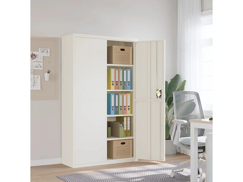 Classeur blanc 105x40x180 acier