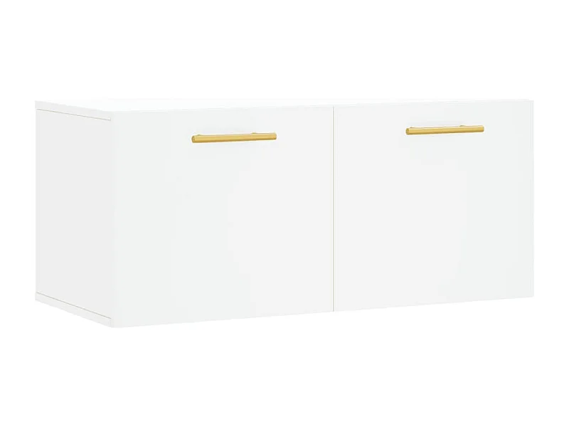 Armoire murale blanc 80x36,5x35 bois d'ingénierie