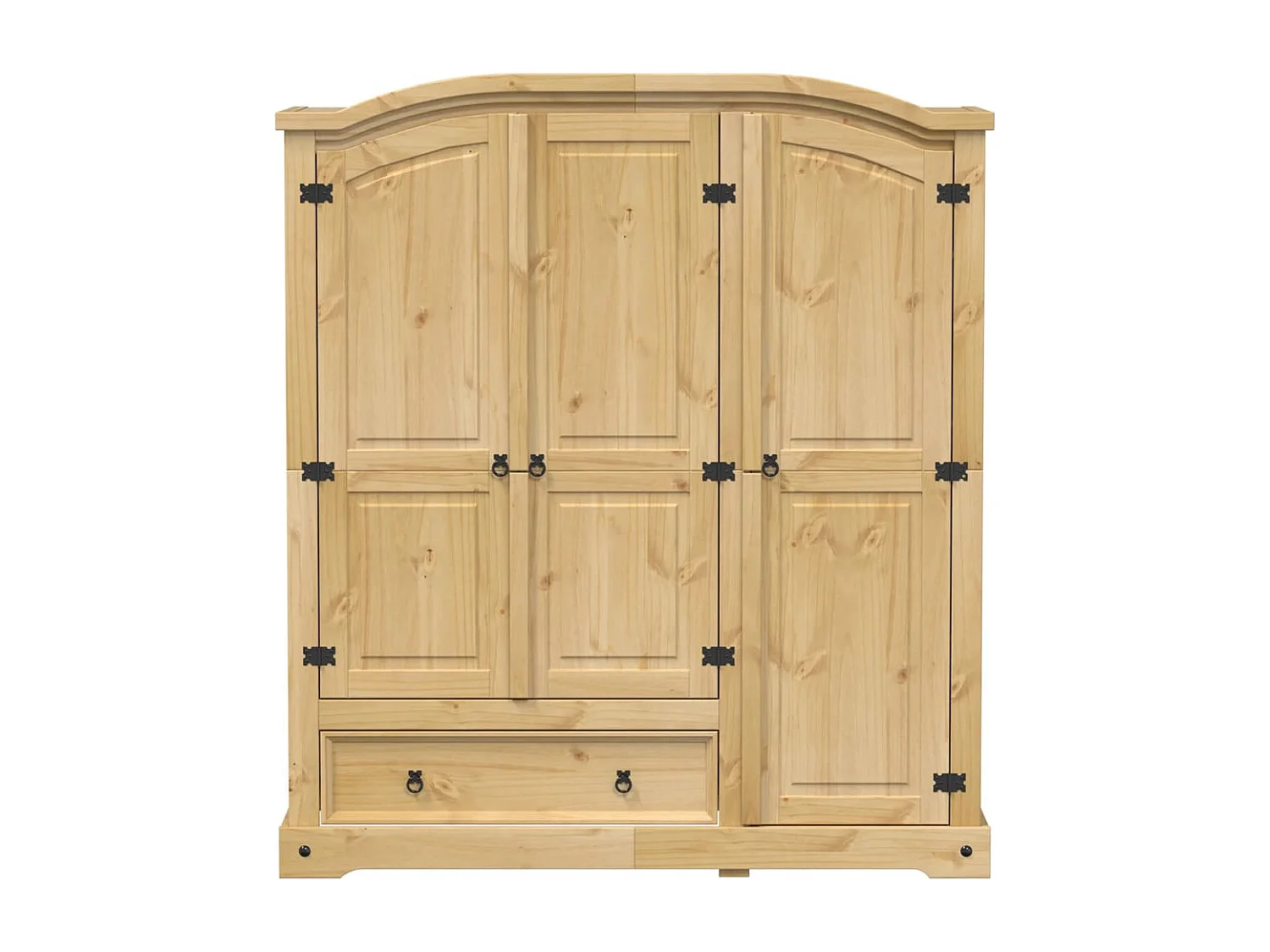 Garde-robe Corona 151,5x52x170 bois de pin massif