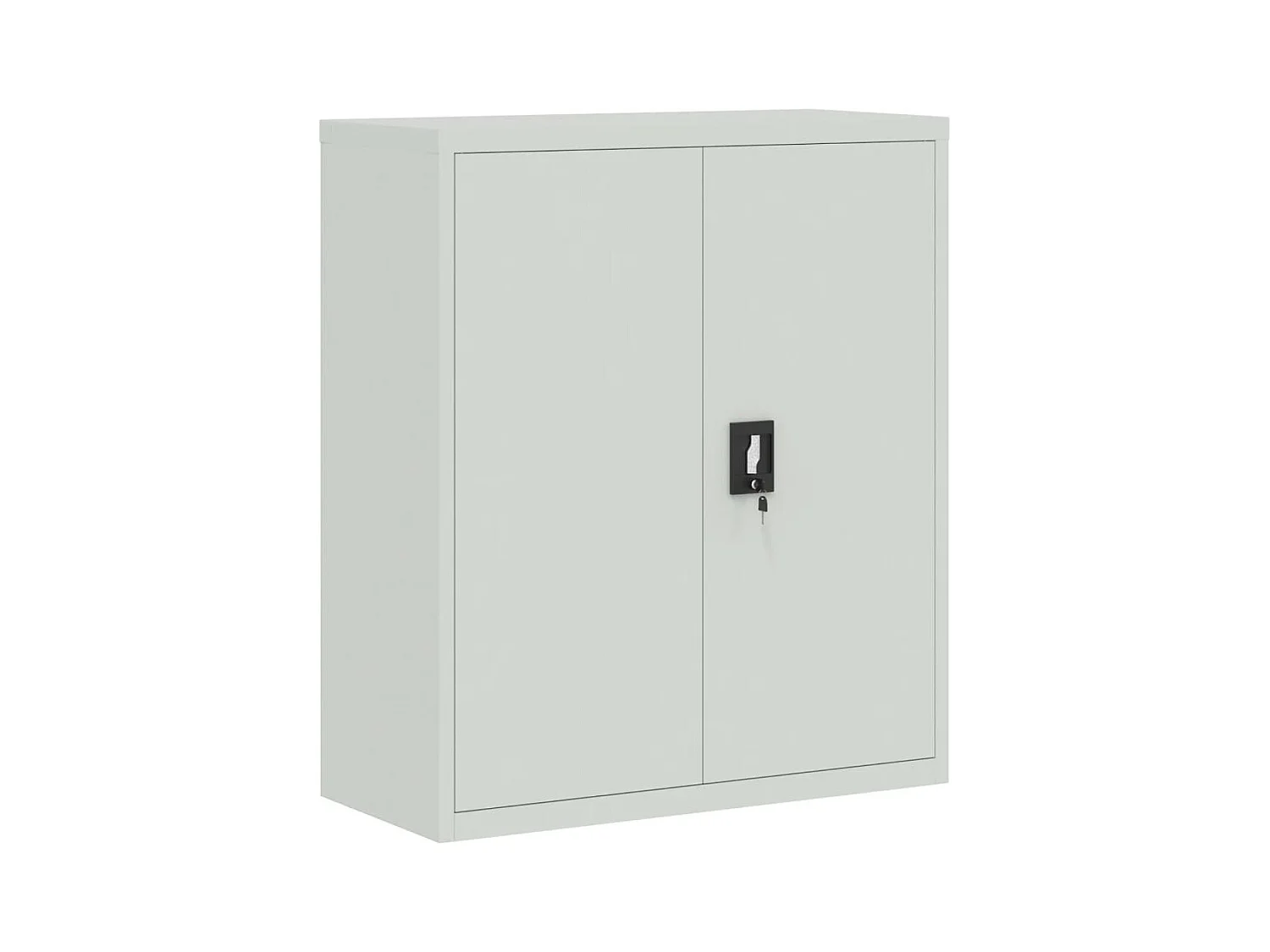 Archiefkast 90x40x105 cm staal lichtgrijs