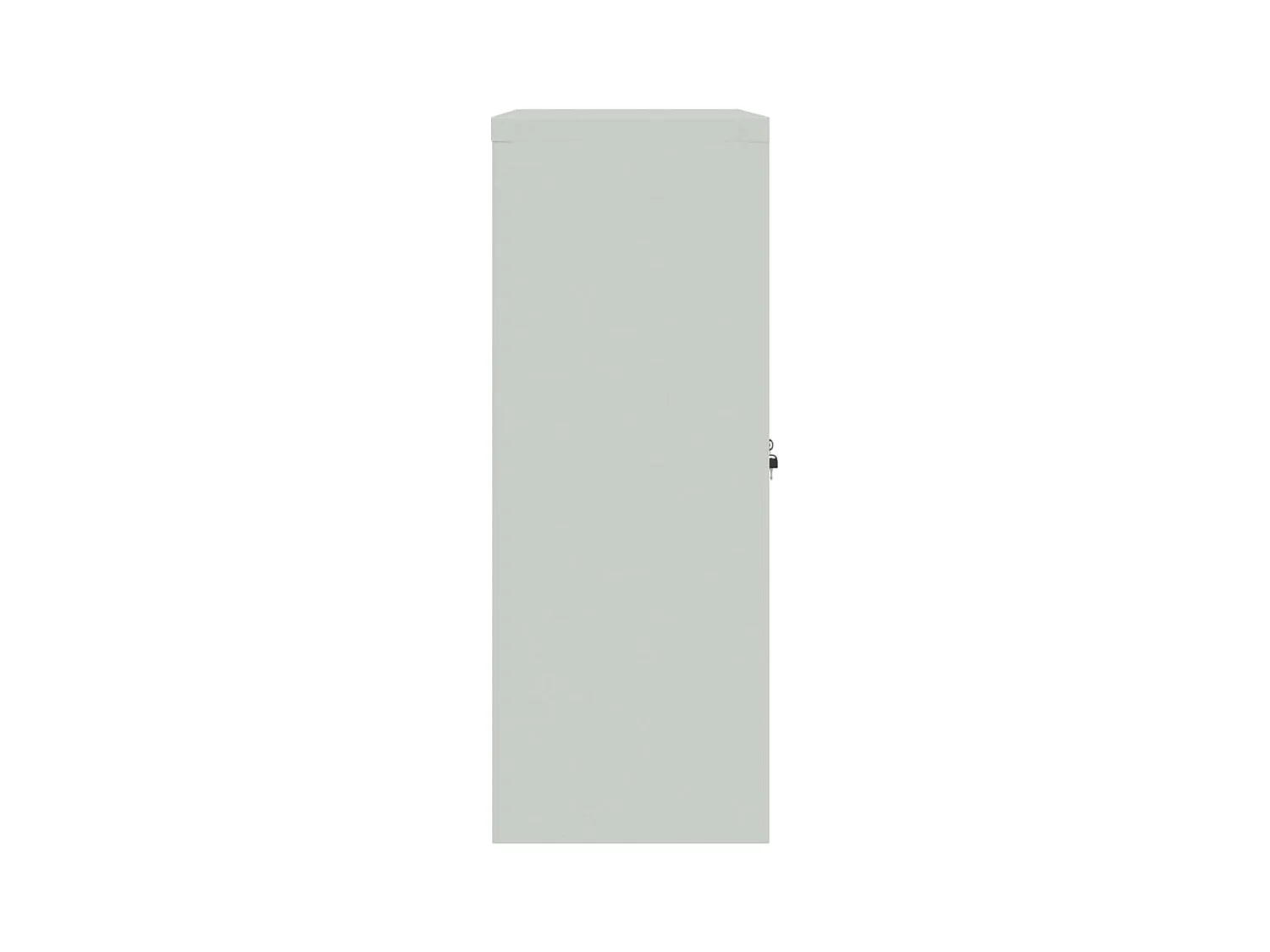 Archiefkast 90x40x105 cm staal lichtgrijs
