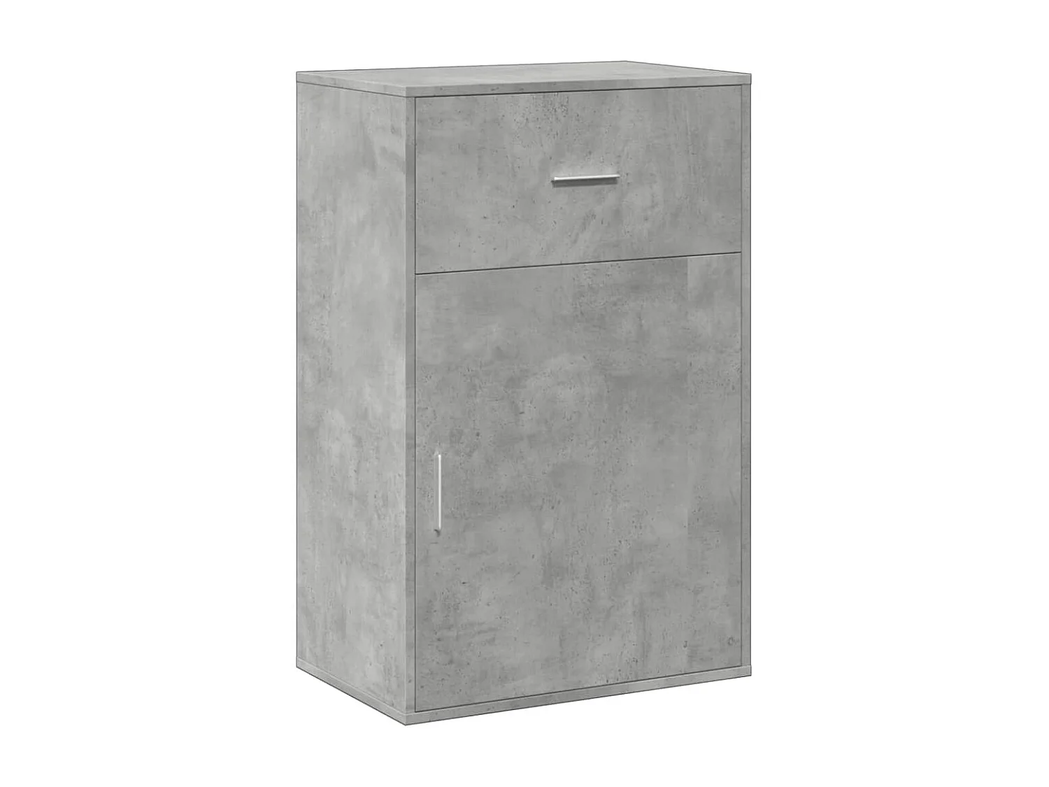 Armoire de rangement gris béton 56,5x39x90 bois d'ingénierie