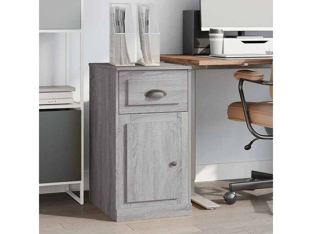 Armoire latérale avec tiroir sonoma gris 40x50x75