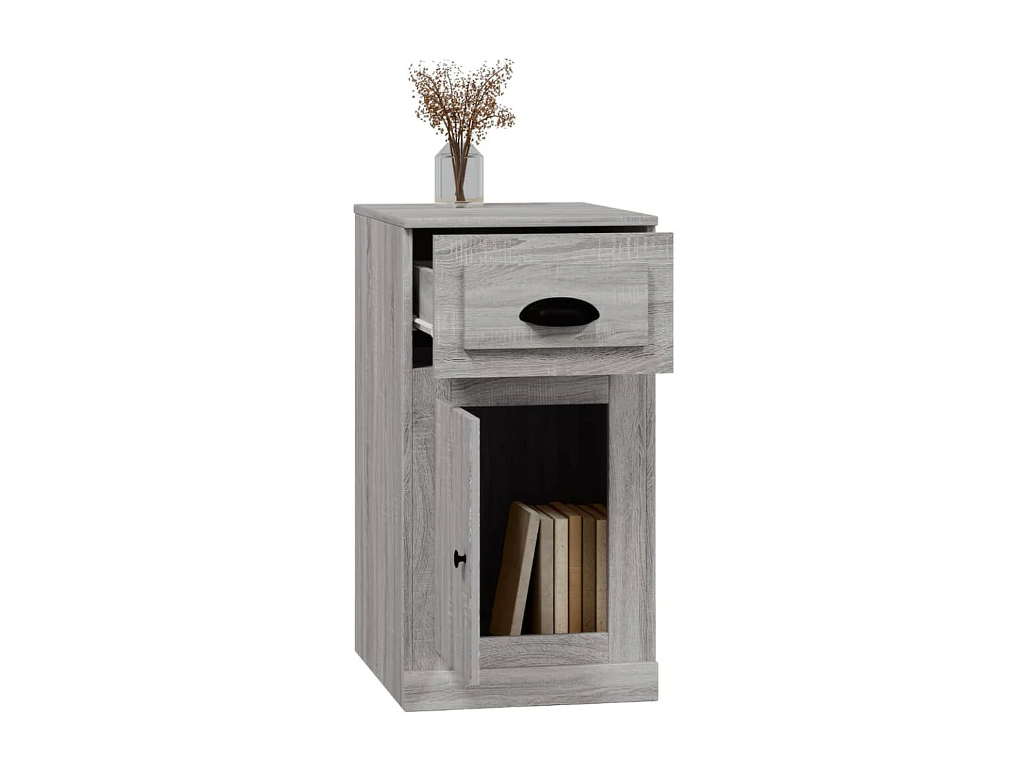 Armoire latérale avec tiroir sonoma gris 40x50x75