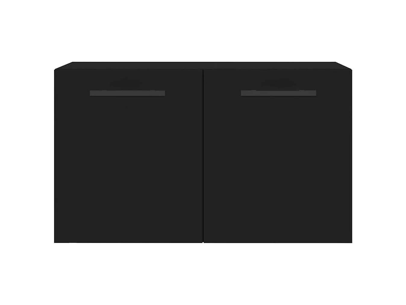 Armoire murale Noir 60x36,5x35 Bois d'ingénierie