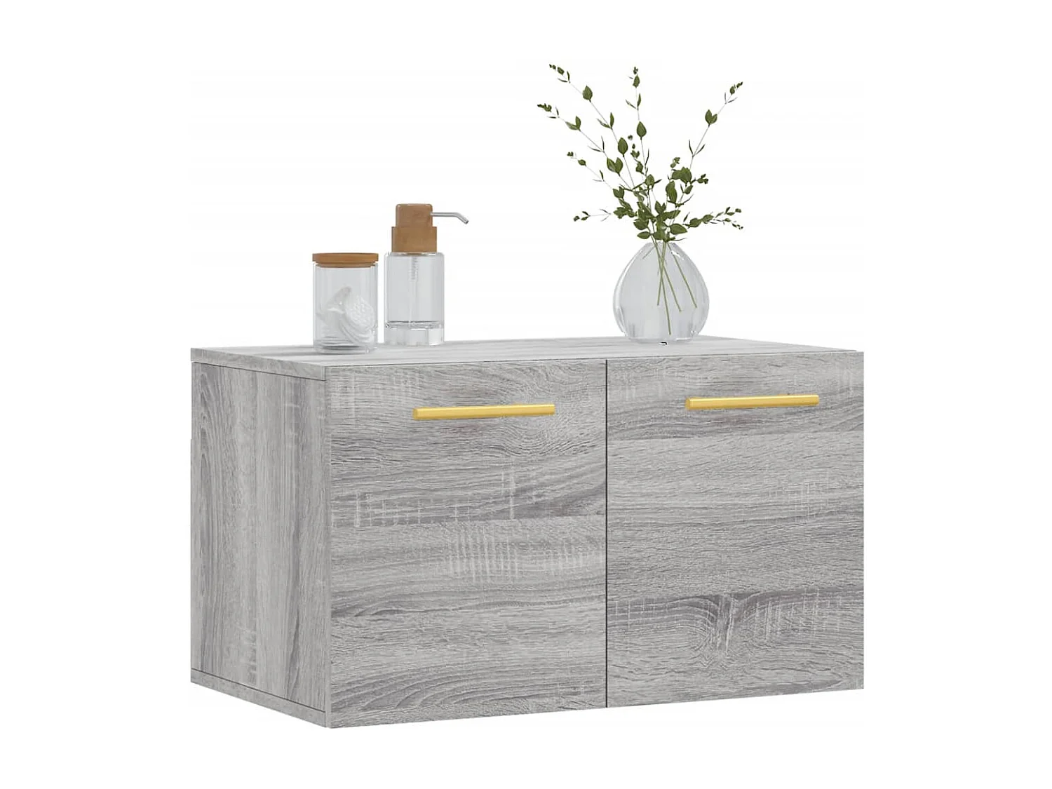 Armoire murale Sonoma gris 60x36,5x35 Bois d'ingénierie