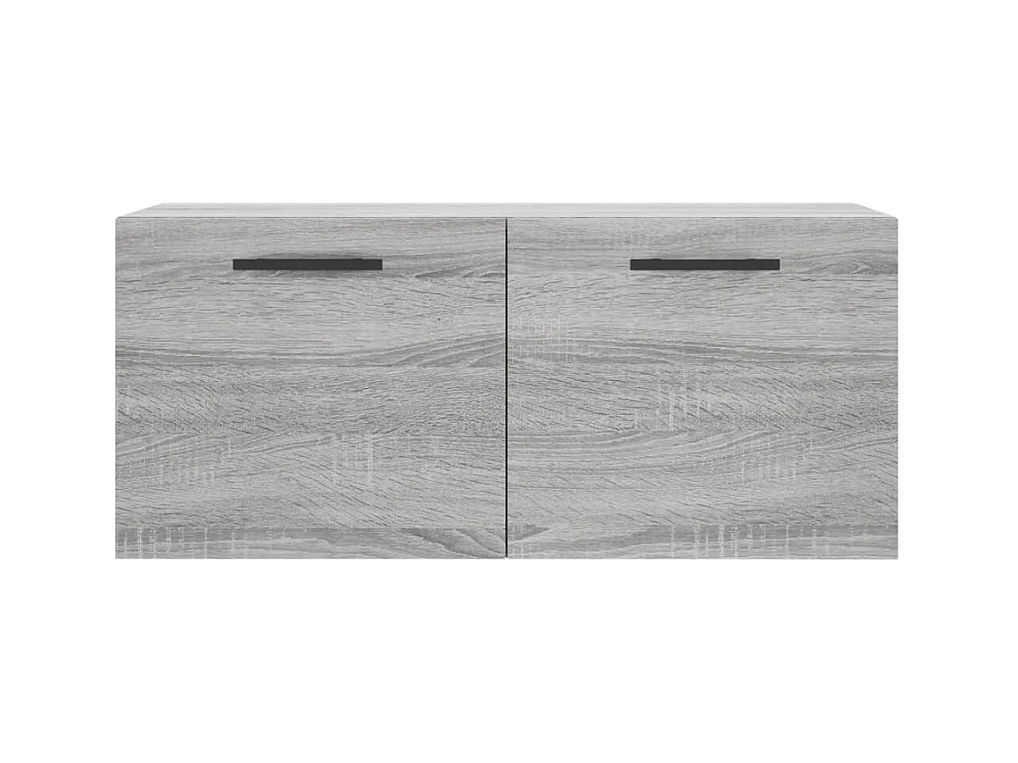 Armoire murale sonoma gris 80x36,5x35 bois d'ingénierie