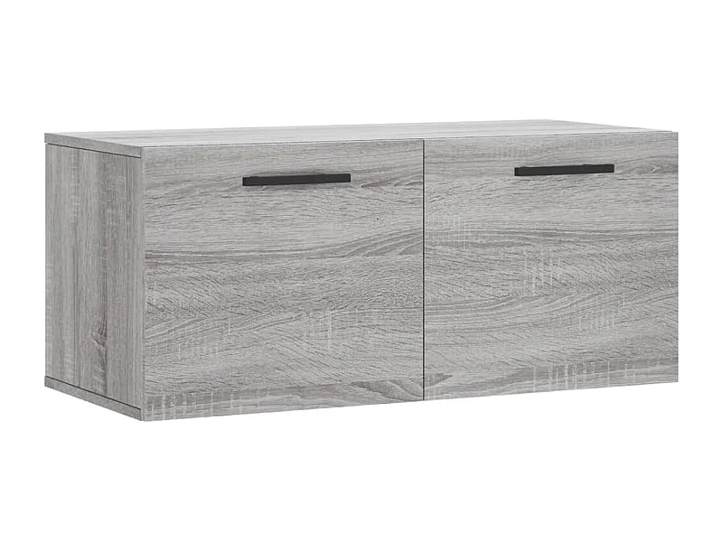 Armoire murale sonoma gris 80x36,5x35 bois d'ingénierie