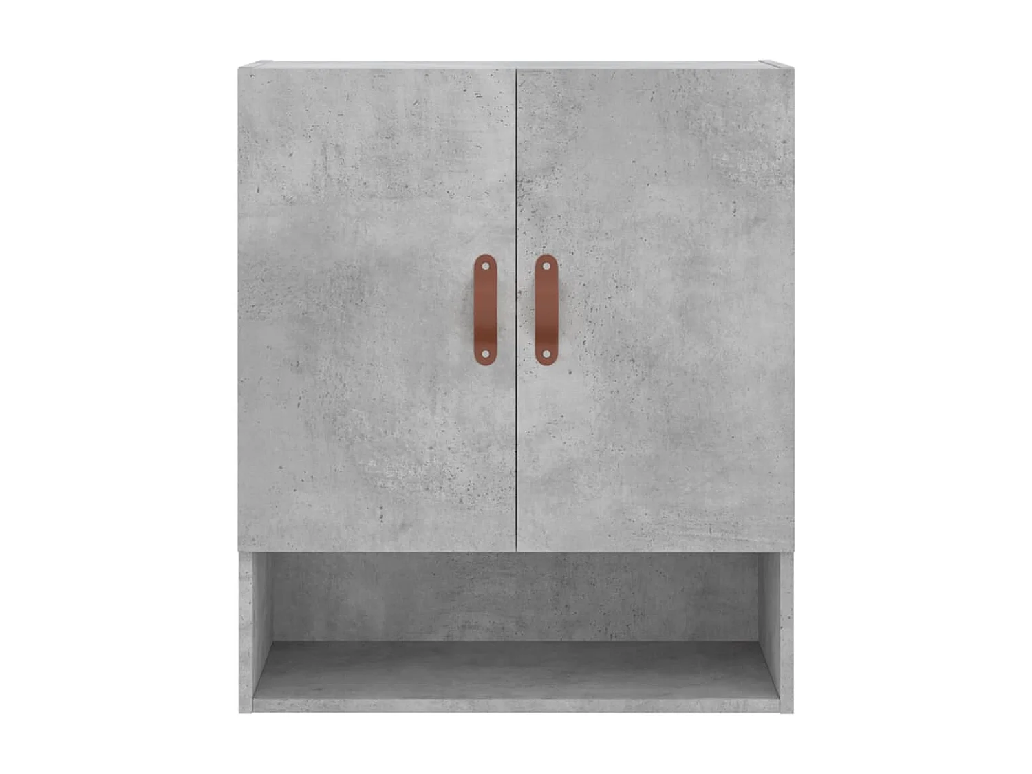 Armoire murale gris béton 60x31x70 bois d'ingénierie
