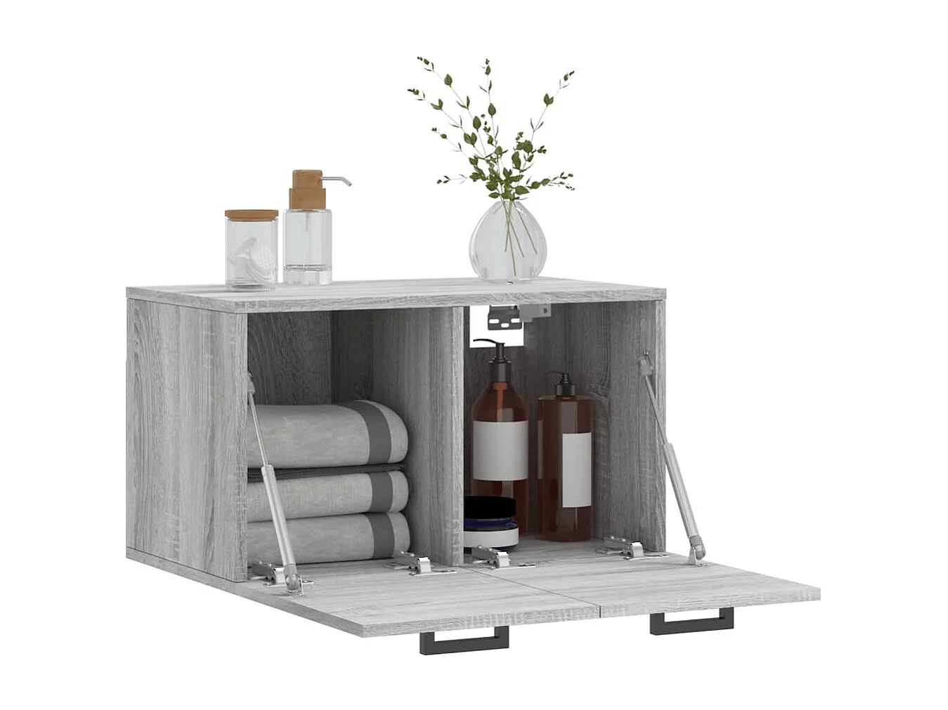 Armoire murale Sonoma gris 60x36,5x35 Bois d'ingénierie