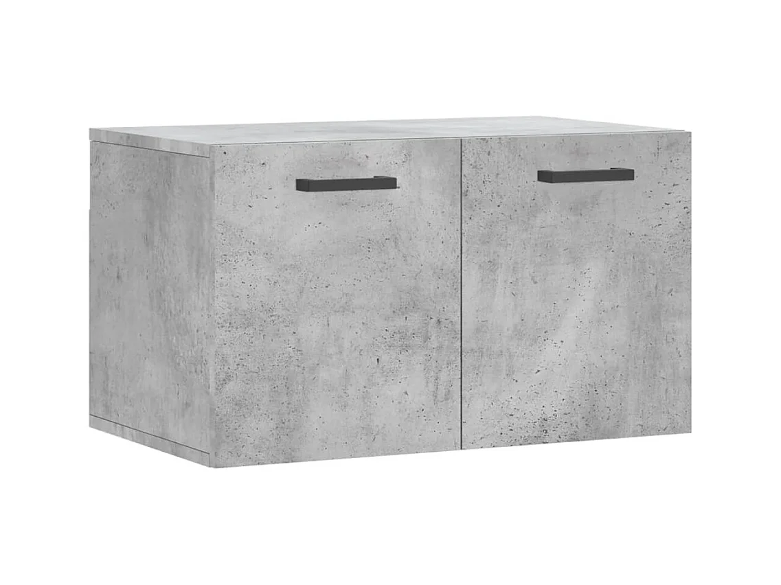 Armoire murale Gris béton 60x36,5x35 Bois d'ingénierie
