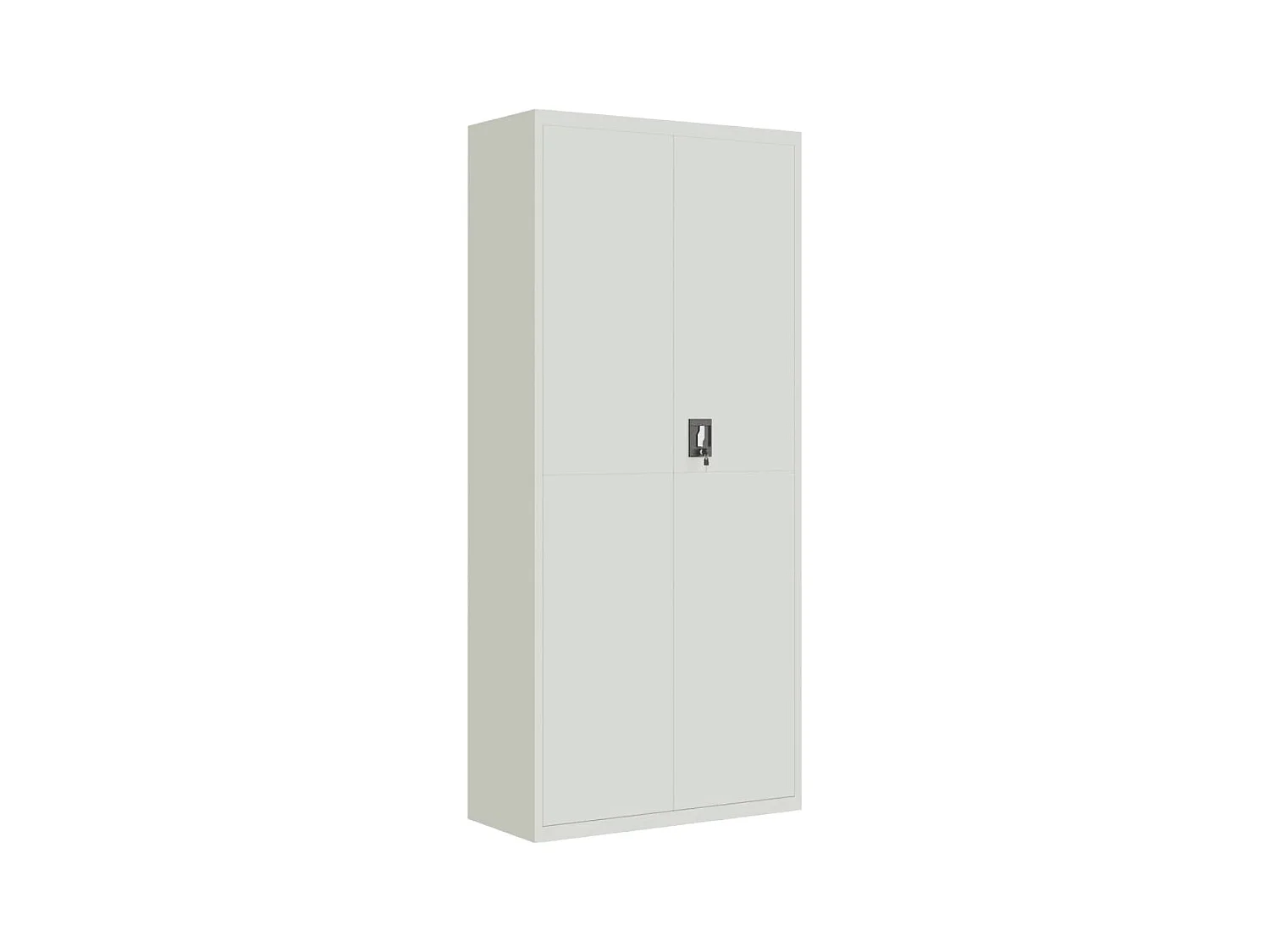 Classeur gris clair 90x40x200 acier