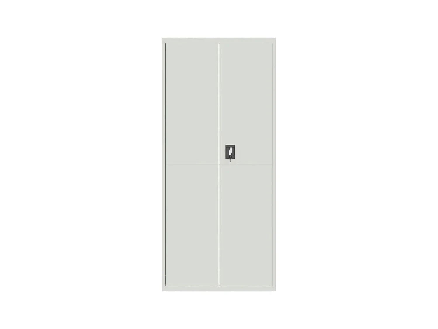 Archiefkast 90x40x200 cm staal lichtgrijs