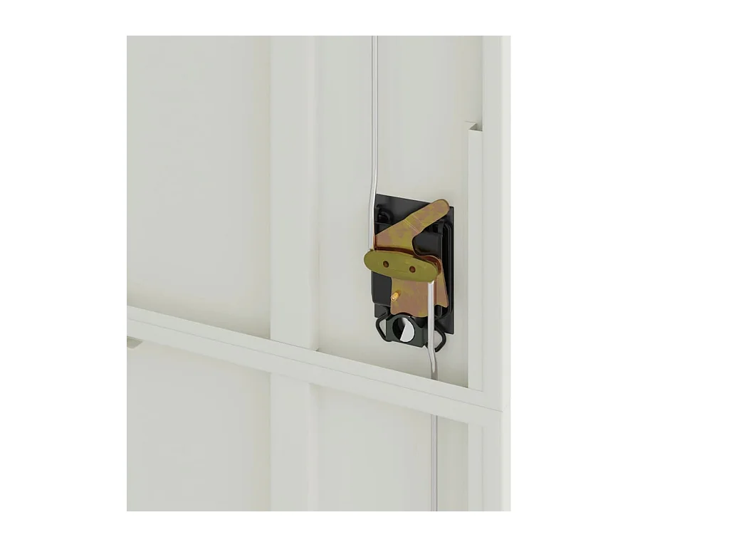 Archiefkast 90x40x200 cm staal lichtgrijs