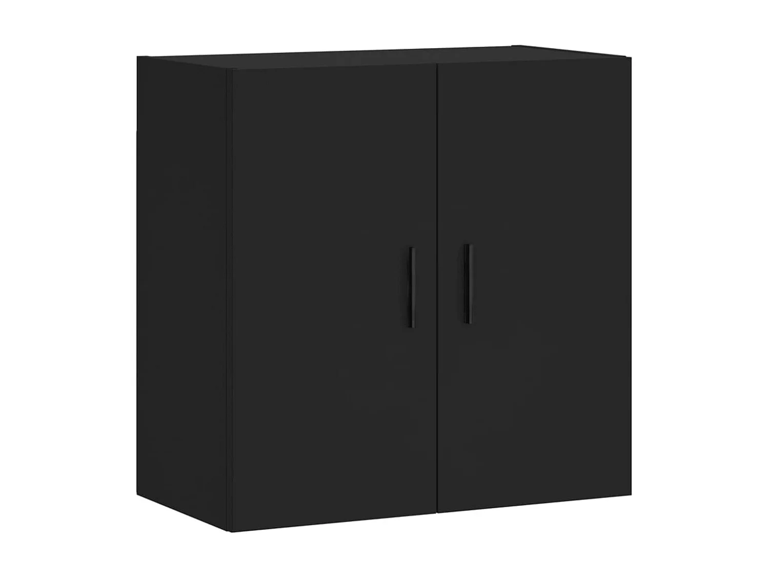 Armoire murale noir 60x31x60 bois d'ingénierie