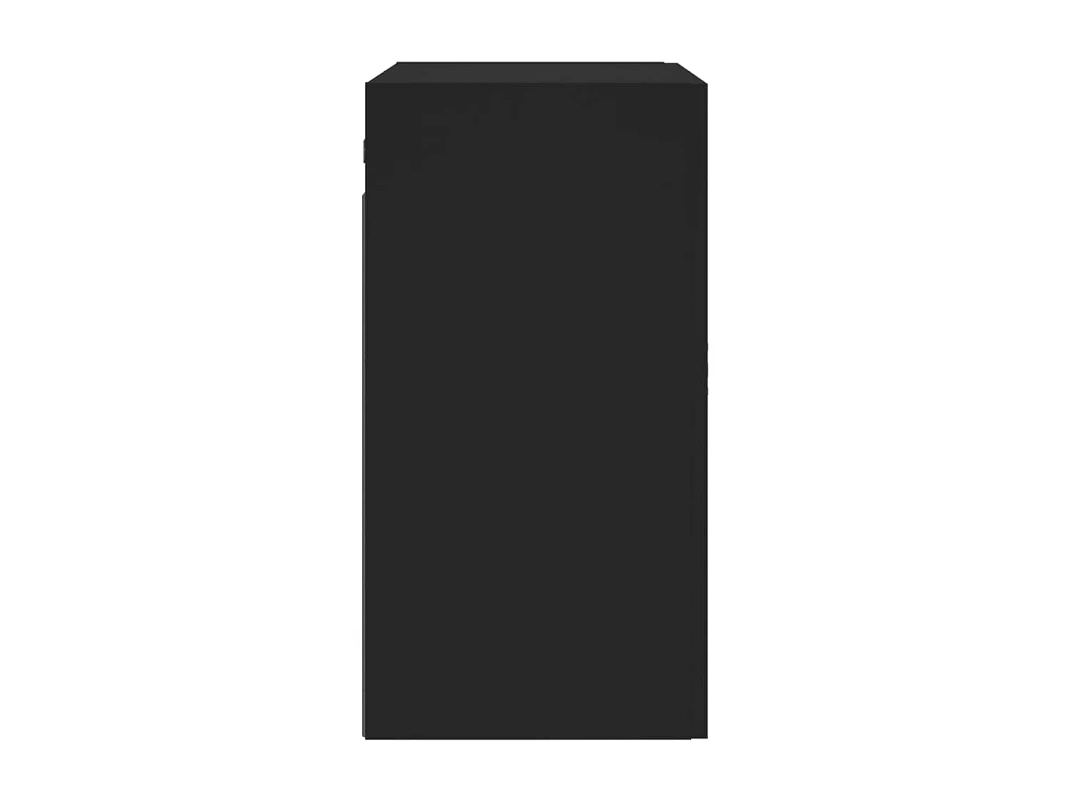 Armoire murale noir 60x31x60 bois d'ingénierie