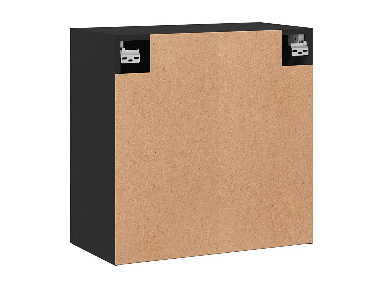 Armoire murale noir 60x31x60 bois d'ingénierie