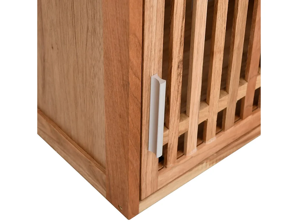 Armoire murale de salle de bain 42x23x60 Bois massif de noyer