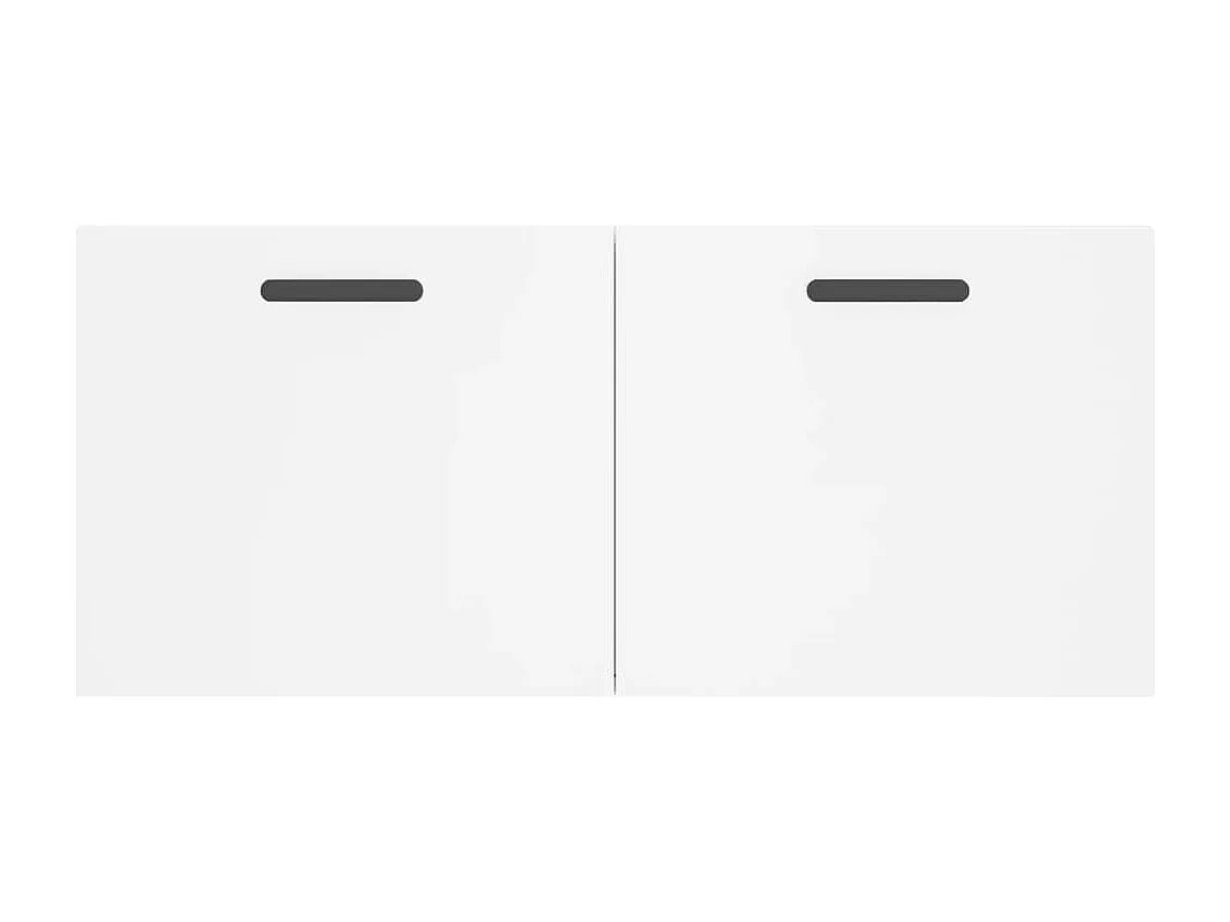 Armoire murale blanc 80x36,5x35 bois d'ingénierie